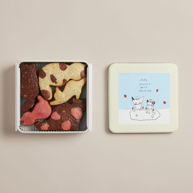 ※ご好評につき、オンラインストアukakauの予約分は完売いたしました。ホワイトデー限定パッケージのukafeの猫クッキーが今年も期間限定で登場画像