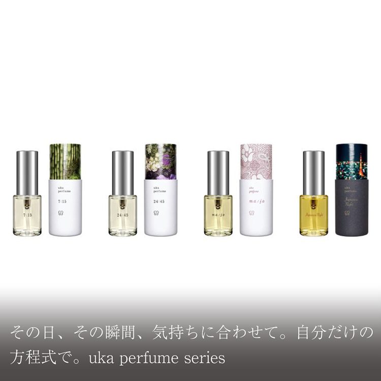 その日、その瞬間、気持ちに合わせて。自分の方程式で。uka perfume series画像