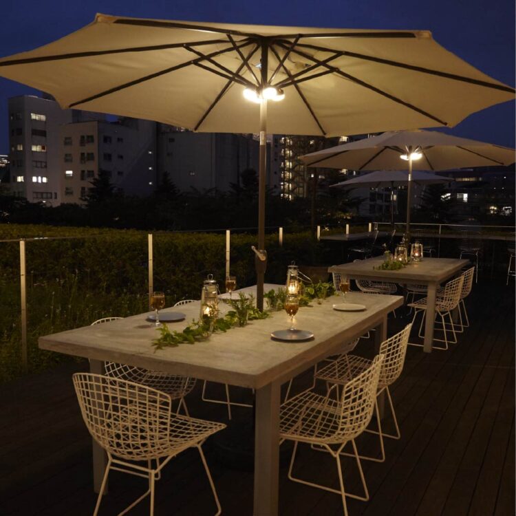 ukafeテラスでワインとビールが飲み放題!デリプレート付き!画像