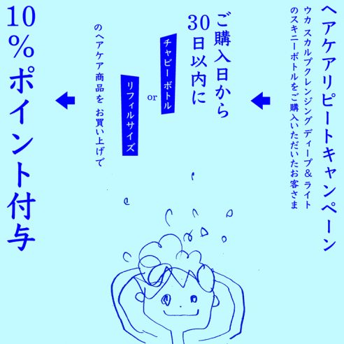 6月28日(月)より、ukainnさま限定のヘアケアリピートキャンペーンを開催。画像