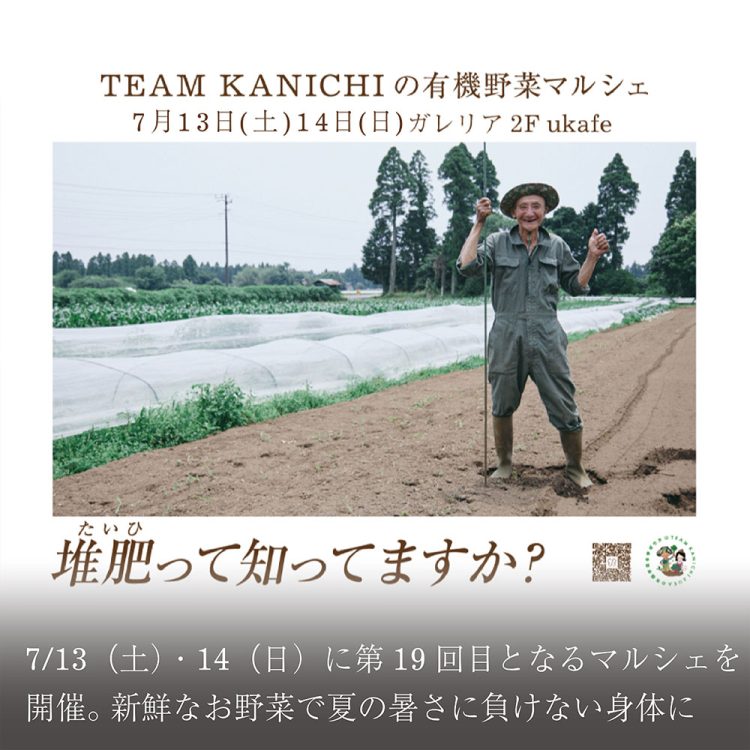 7/13(土)・14(日)に第19回目となるマルシェを開催。新鮮なお野菜で夏の暑さに負けない身体に画像