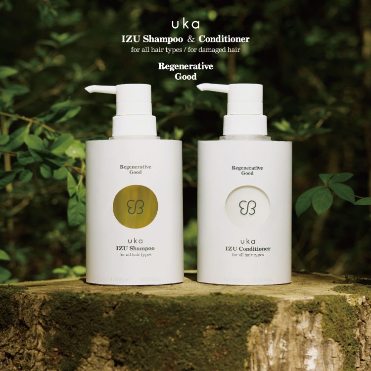 uka IZU Shampoo/ Conditionerが7月17日(水)に新登場。 CEO 渡邉弘幸が語る、商品開発の背景や伊豆との出会い、商品への想いを伊豆の森と海の風景とともに動画でお届けします。画像