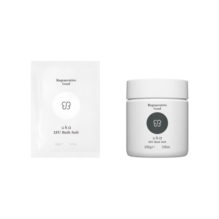 uka IZU Bath Saltが3/19発売!海が長い時間をかけて育んだ“深い恵み”を、そのまま毎日の浴槽へ。画像