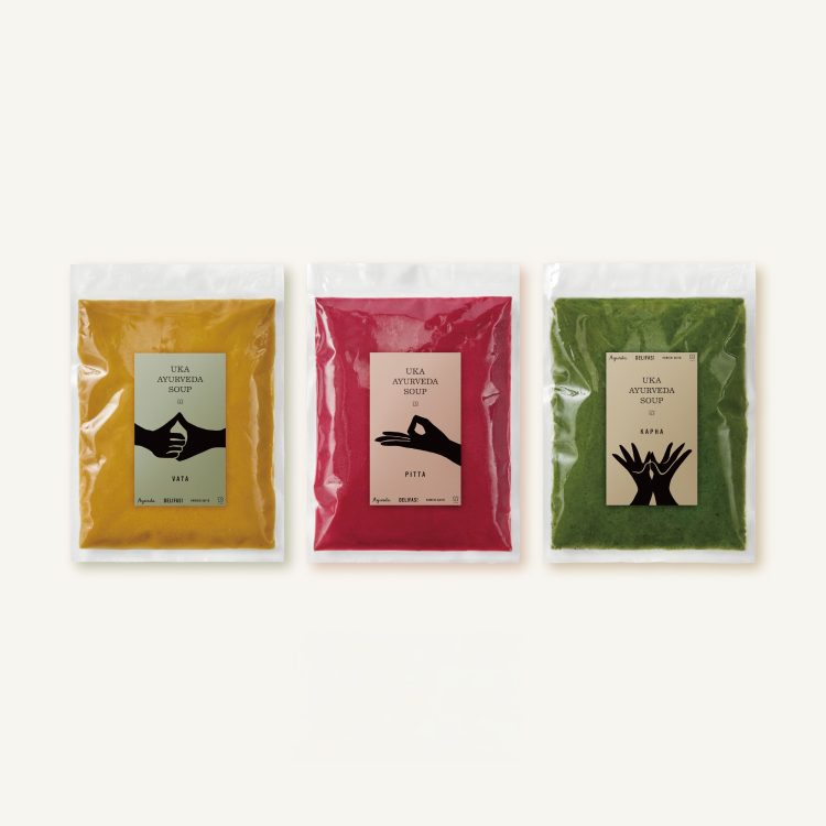 uka×DELIFAS!×Ayurda。旬の食材を使用したuka AYURVEDA WINTER SOUPが数量限定で発売!画像